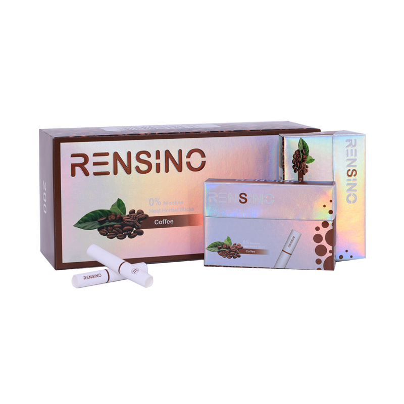 Rensino Heat Not Burn 0% Nicotine Herbal Sticks Coffee