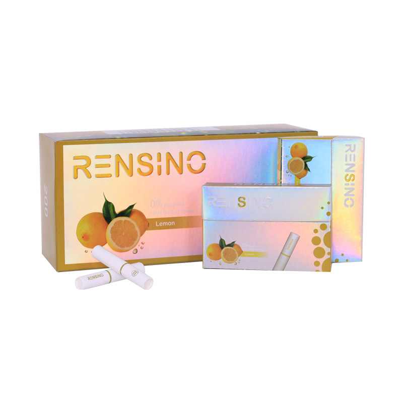 Rensino Heat Not Burn 0% Nicotine Herbal Sticks Lemon